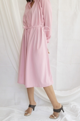 Honey Dress Kancing Formal Mode - DRO 1016 Pink